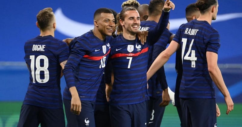 Đội tuyển Pháp với một rừng các ngôi sao bóng đá nổi bật