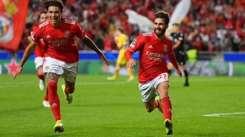 Câu lạc bộ Benfica đang đứng vị trí dẫn đầu trong bảng H