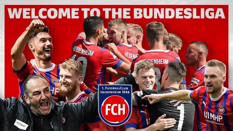 Kết quả hạng 2 Đức Heidenheim FC lên hạng Bundesliga