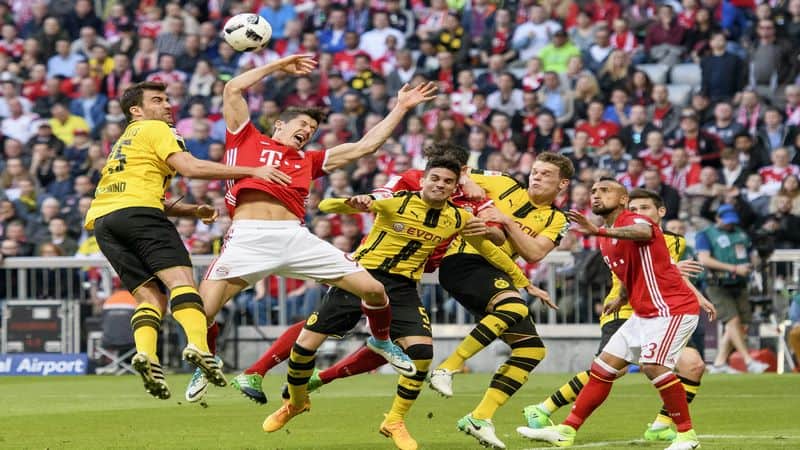 Bayern Munich vs Dortmund là cặp trận siêu kinh điển của bóng đá Đức