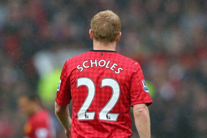 Cầu thủ mang áo số 22 nổi tiếng Paul Scholes
