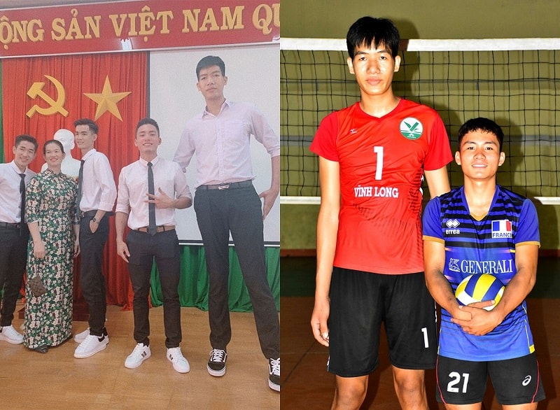 Nguyễn Duy Khánh là cầu thủ bóng chuyền cao nhất Việt Nam với chiều cao 2m14