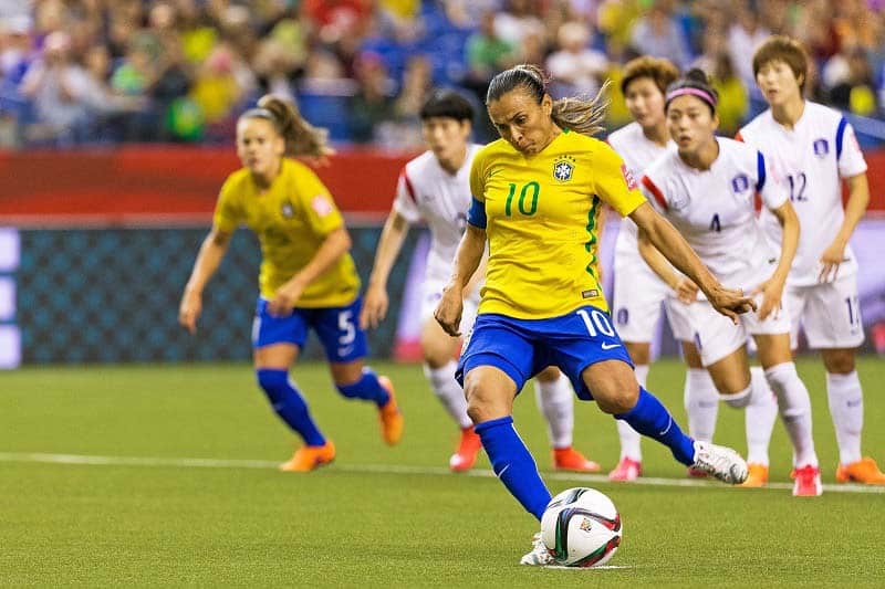 Marta Vieira da Silva là tiền vệ của đội tuyển Brazil và câu lạc bộ Orlando Pride
