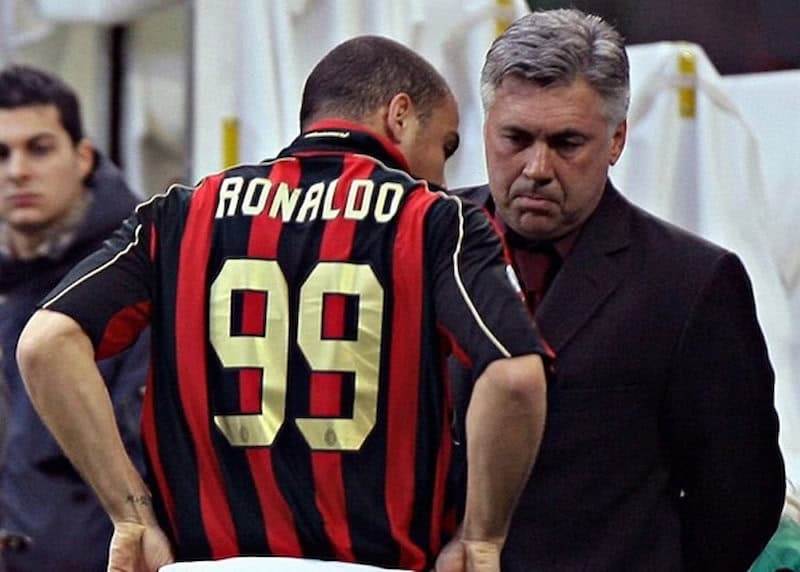 Ronaldo De Lima – Cầu thủ mang áo số 99 của AC Milan