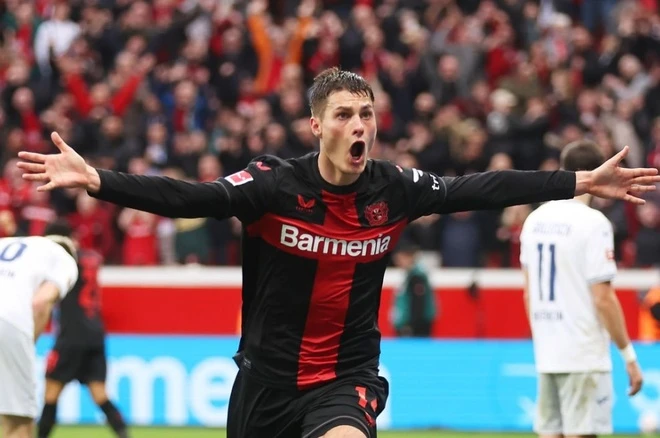 Leverkusen tiếp tục duy trì chuỗi bất bại không thể tin nổi